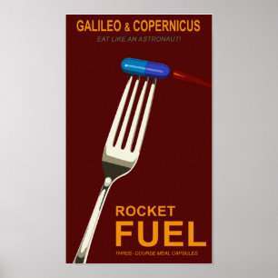 Weltraumnahrung Poster