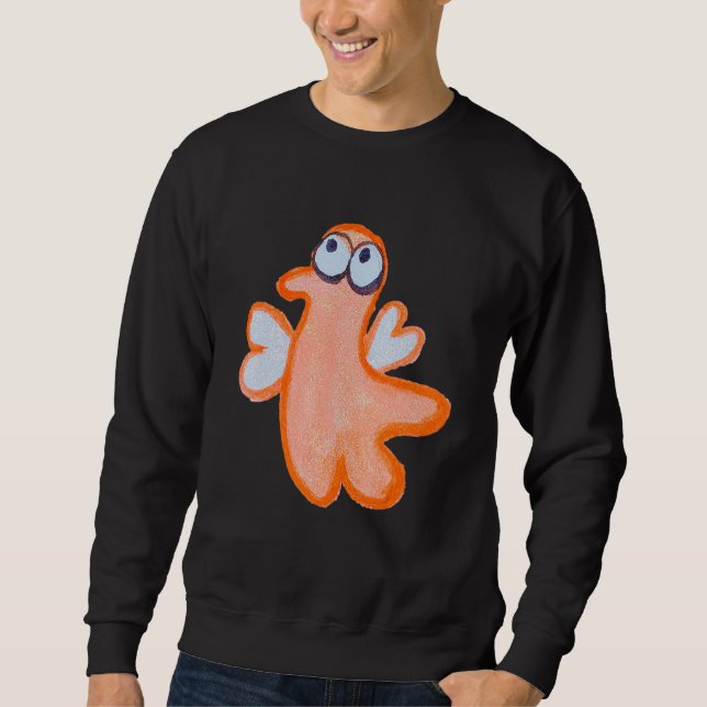 Weltraumoktopus Sweatshirt (Vorderseite)