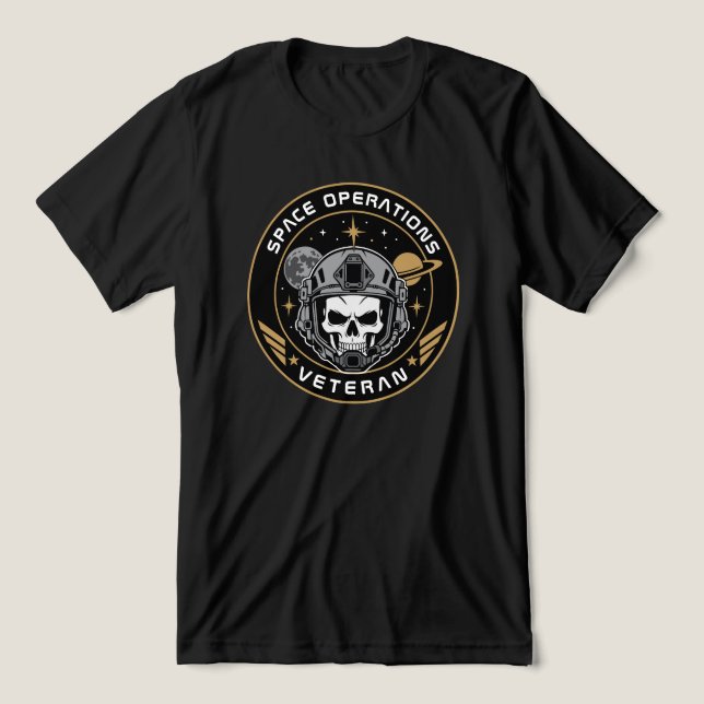 Weltraumoperation Tri-Blend Shirt (Design Vorderseite)