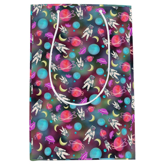 Weltraumpalette Mittlere Geschenktüte (Vorderseite)
