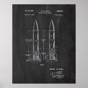 Weltraumpatent Poster