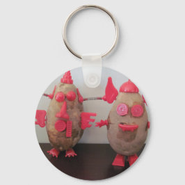 Weltraumpflanzen Schlüsselanhänger