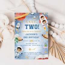 Weltraumplaner 2. Geburtstags-Party