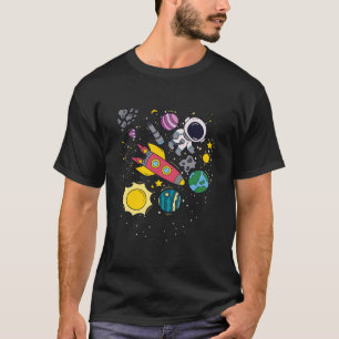 Weltraumplanet Solar Gift System Erwachsene Geeks T-Shirt