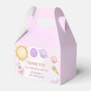 Weltraumplaneten Junge Galaxy Erste Reise Geburtst Geschenkschachtel