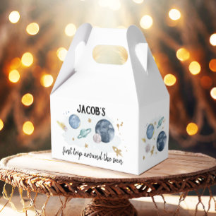 Weltraumplaneten Junge Galaxy Erste Reise Geburtst Geschenkschachtel