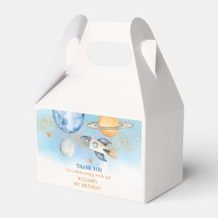 Weltraumplaneten Junge Galaxy Erste Reise Geburtst Geschenkschachtel