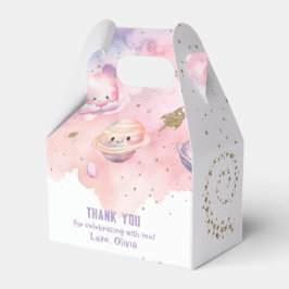 Weltraumplaneten Rosa Geburtstag Geschenkschachtel