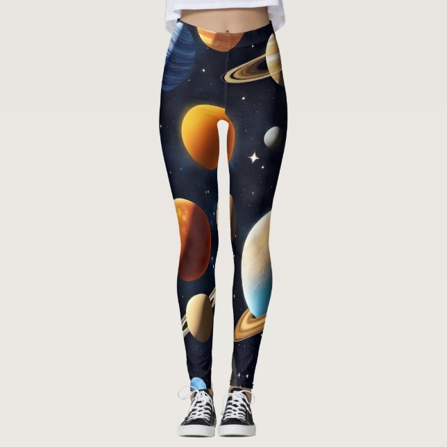 Weltraumplanungen 2 leggings (Vorderseite)