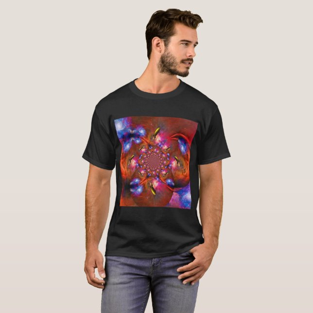Weltraumrakete T-Shirt (Vorne ganz)
