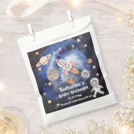 Weltraumraketenplaneten Kinderdusche Geschenktütchen