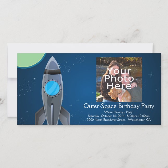 Weltraumraketenschiff (Vorderseite)