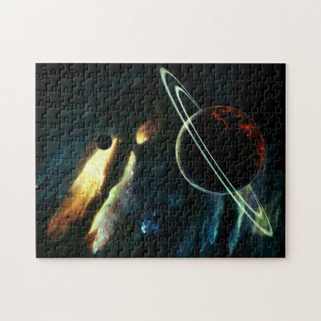 Weltraumrätsel Puzzle (Horizontal)