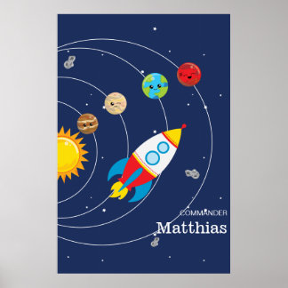 Weltraumraumastronaut Poster