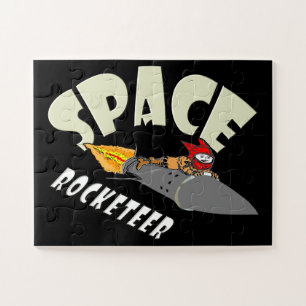 Weltraumreise eines Raketenfahrers Puzzle