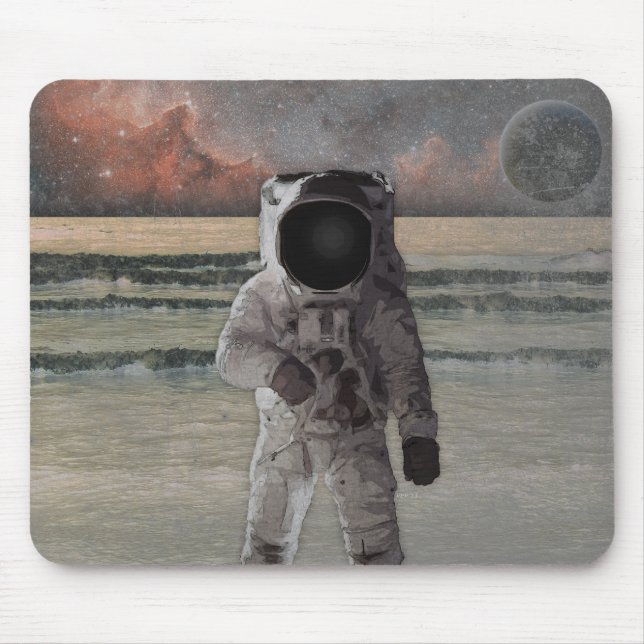 Weltraumreisen Mousepad (Vorne)