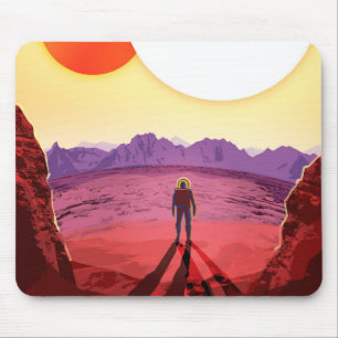 Weltraumreiseziel Planet-Abenteuer Mousepad