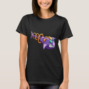 Weltraumschiff-Fisch T-Shirt