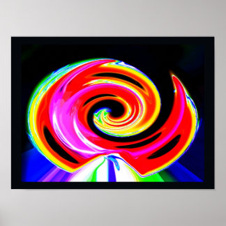 Weltraumschiff Spur Poster