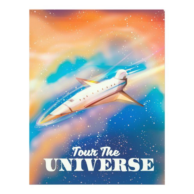 Weltraumschiff Tour Fotodruck (Vorne)