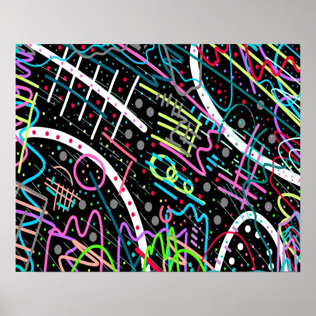 Weltraumschimmel Poster (Vorne)