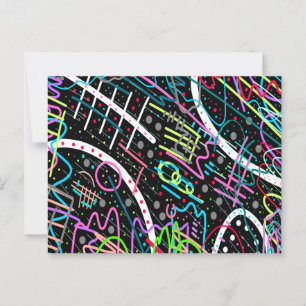 Weltraumschimmel Postkarte