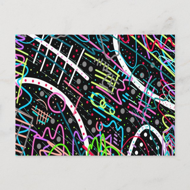 Weltraumschimmel Postkarte (Vorderseite)