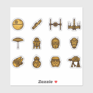 Weltraumschrott Aufkleber