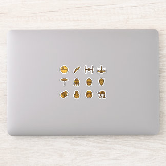 Weltraumschrott Aufkleber