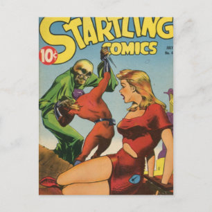 Weltraumskelett Postkarte