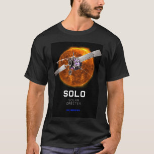 Weltraumsolare Orbiter Kosmos Teleskop schwarze Mä T-Shirt