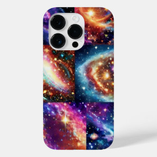 Weltraumspaßkollektion des kosmischen lila Planete Case-Mate iPhone 14 Pro Hülle