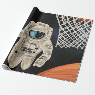 Weltraumspiele Geschenkpapier