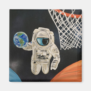 Weltraumspiele Magnet