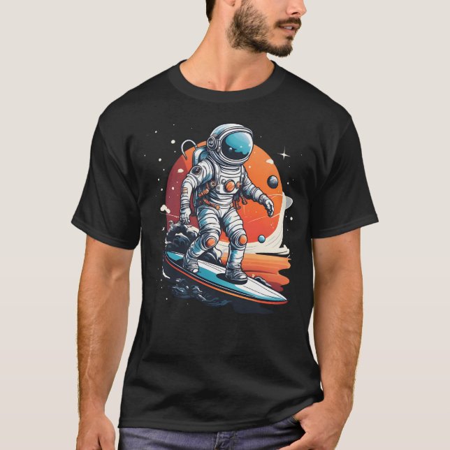 Weltraumsurfer T-Shirt (Vorderseite)