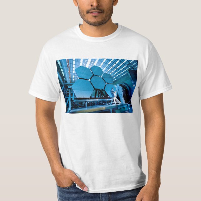 Weltraumteleskop-Spiegel James Webb T-Shirt (Vorderseite)