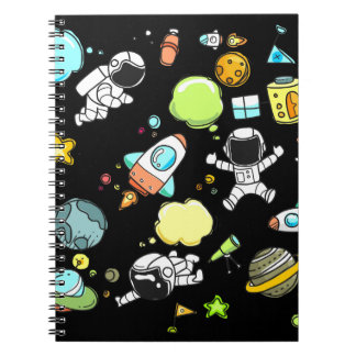 Weltraumthema Notizblock