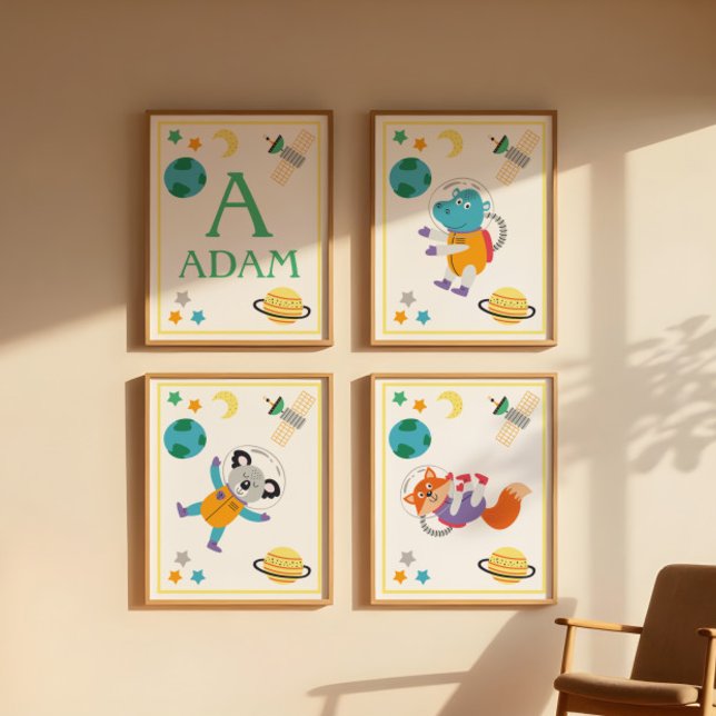 Weltraumtiere Art Print Koala Poster (Von Creator hochgeladen)