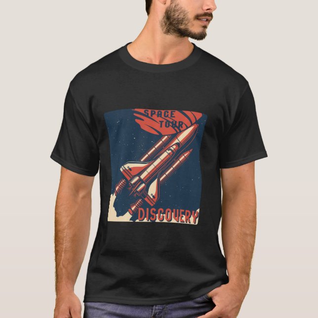 Weltraumtour Discovery T-Shirt (Vorderseite)