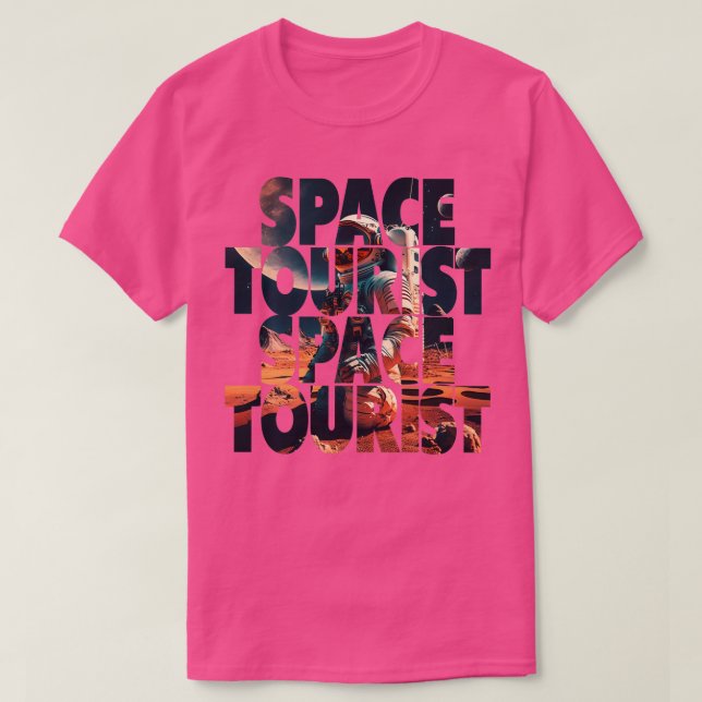 Weltraumtourismus Weltraumraumflugzeug Lon T-Shirt (Design vorne)