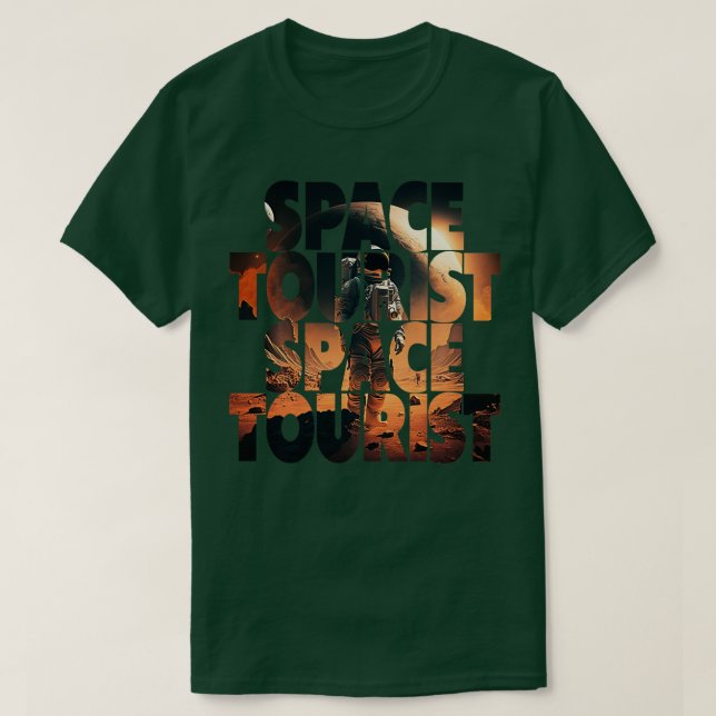 Weltraumtourismus Weltraumraumflugzeug Lon T-Shirt (Design vorne)