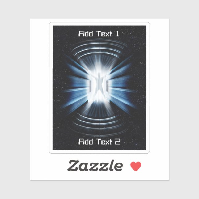 Weltraumtransporter Aufkleber (Blatt)