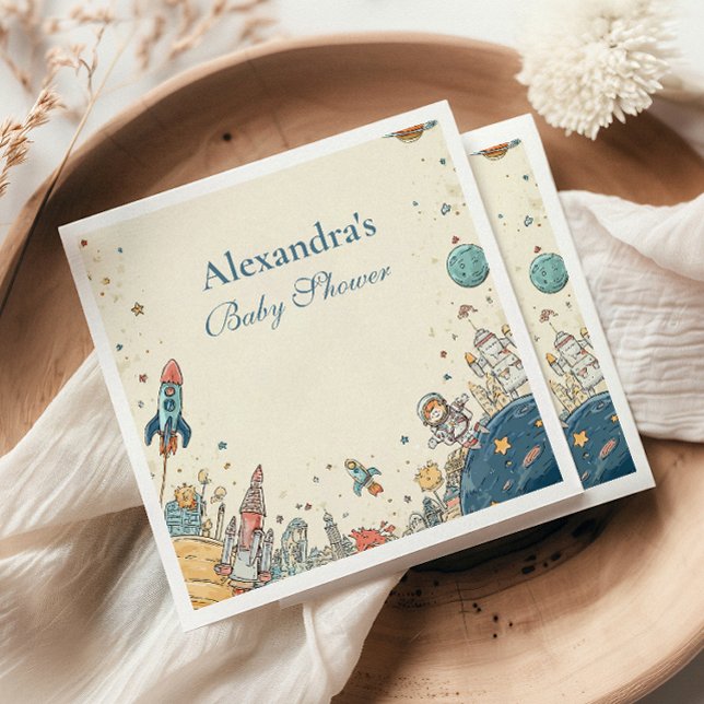 Weltraumwagendusche Serviette (Von Creator hochgeladen)