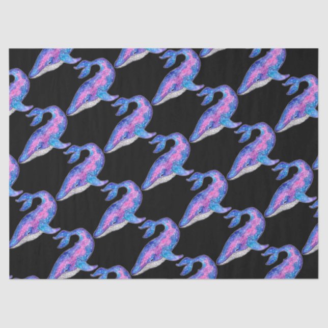 Weltraumwal Seidenpapier (Vorderseite)