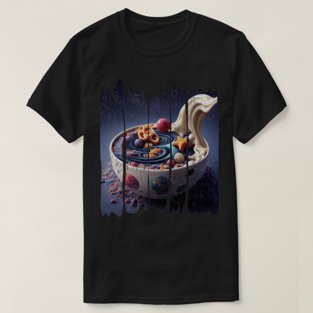 Weltraumwein T-Shirt (Design vorne)