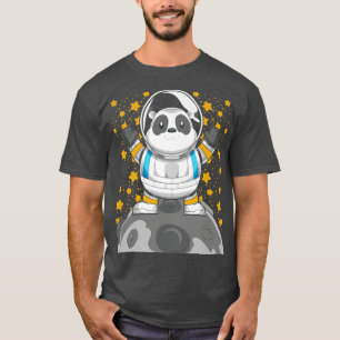 Weltraumwissenschaft niedlicher Panda-Tier-Astrona T-Shirt