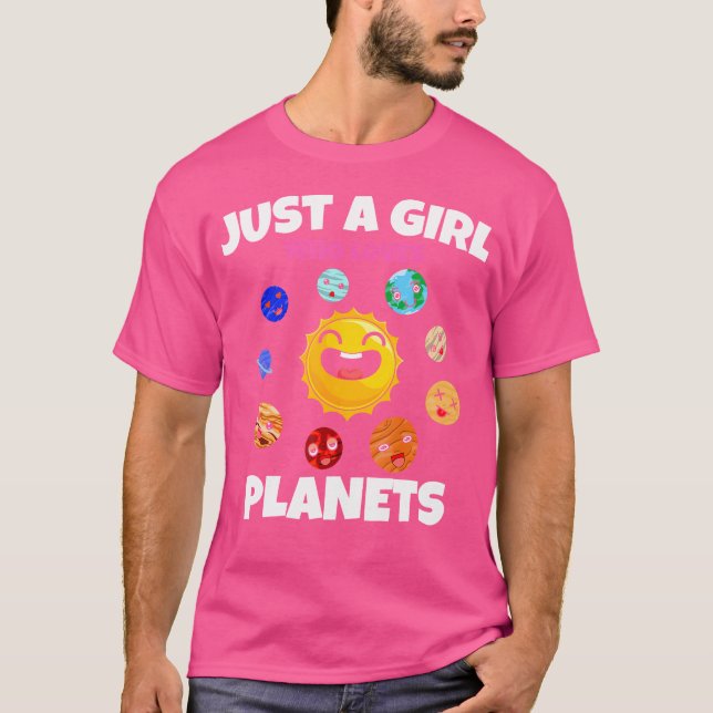 Weltraumwissenschaften Niedliche Planeten Lover Gi T-Shirt (Vorderseite)