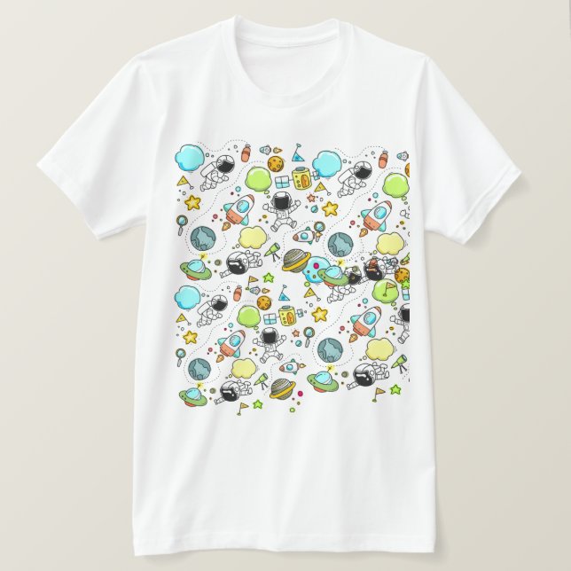 Weltraumwissenschaftler T-Shirt (Design vorne)