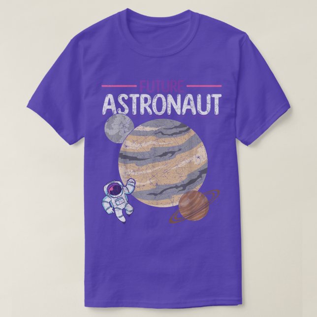 Weltraumwissenschaftliche Planeten Galaxy Future T-Shirt (Design vorne)
