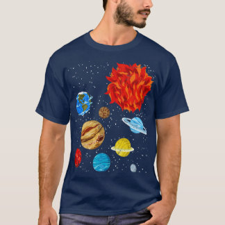 Weltraumwissenschaftliche Planeten Universe Astron T-Shirt